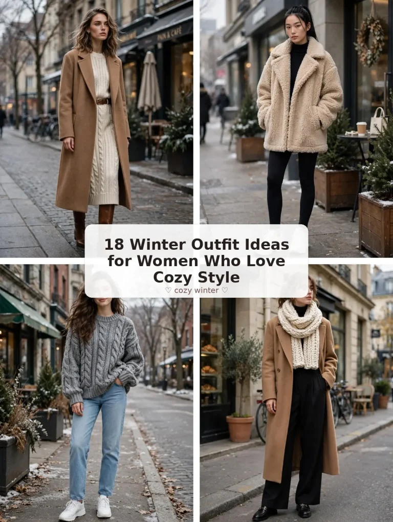 18 Winter Outfit Ideas for Women Who Love Cozy Style