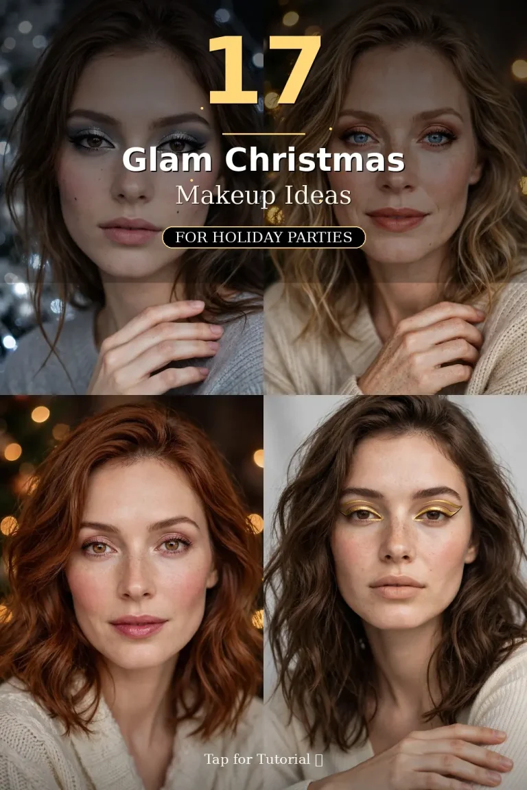 17 Glam Christmas Makeup Ideas for Holiday Parties