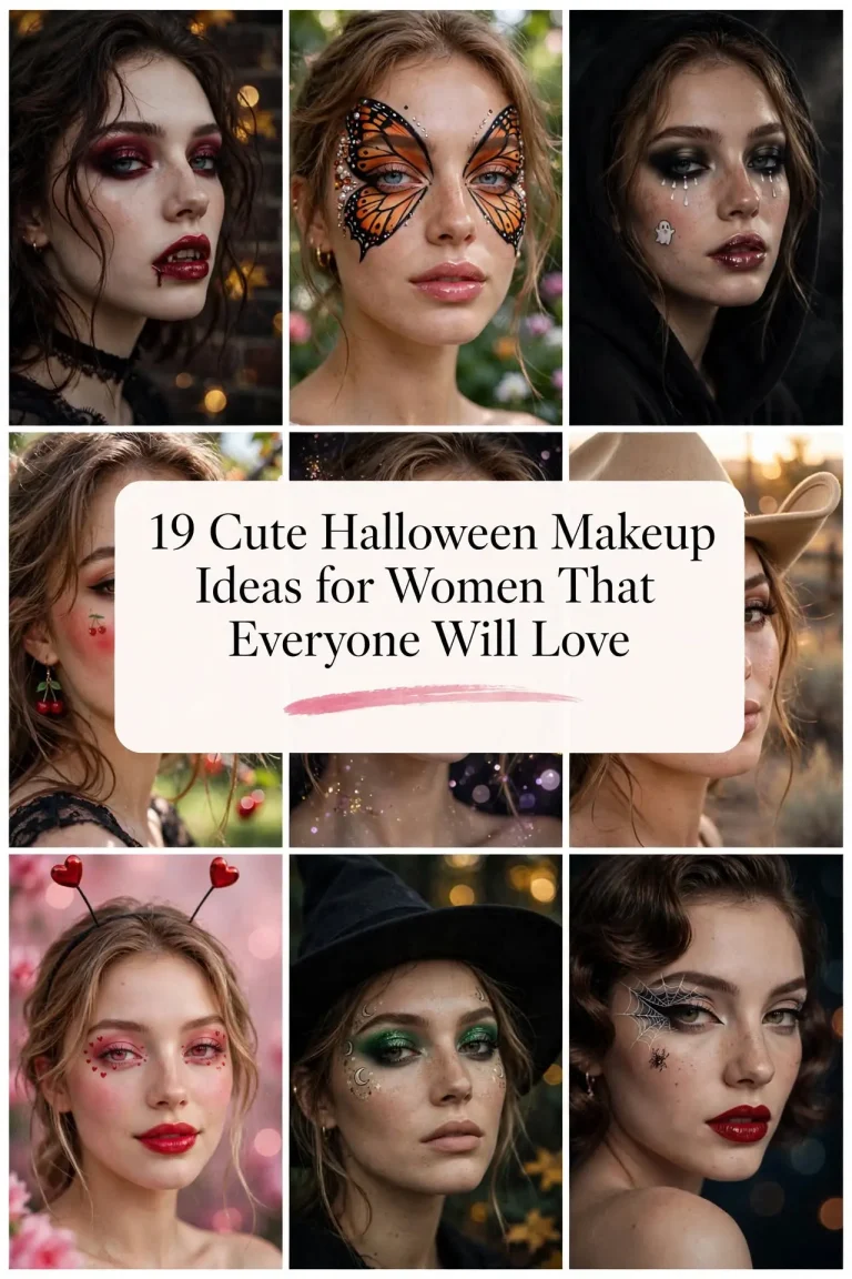 19 Cute Halloween Makeup Ideas for Women That Everyone Will Love